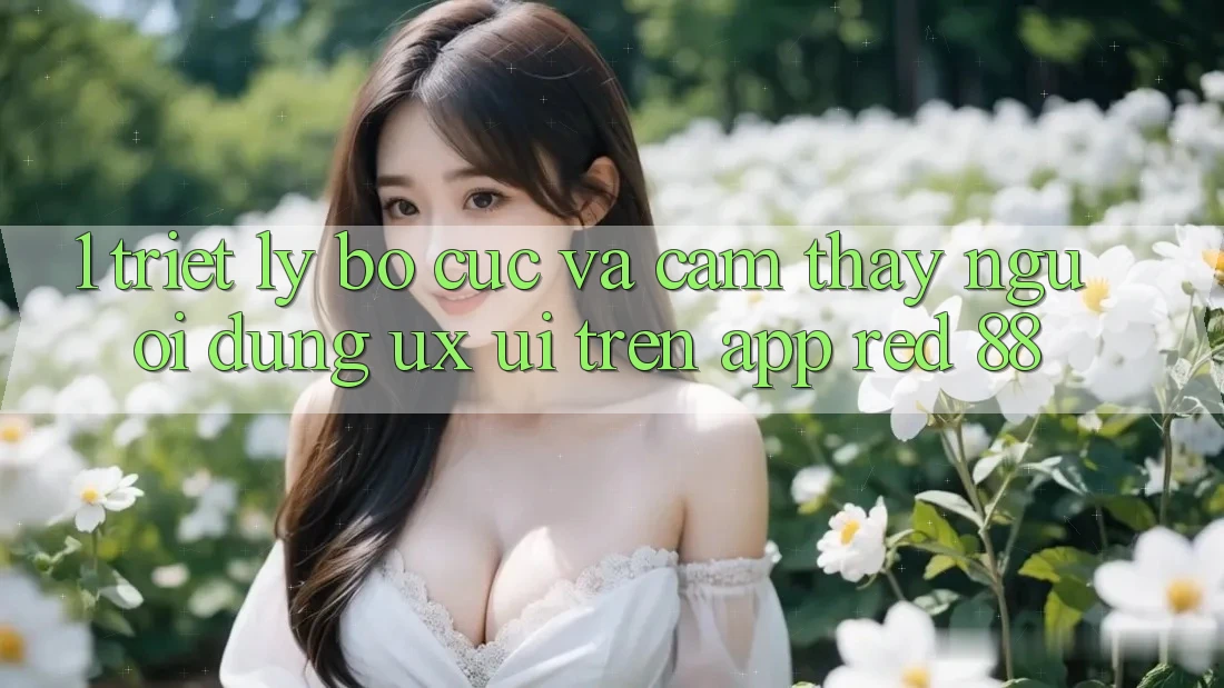1. Triết Lý Bố cục Và Cảm thấy Người Dùng (UX/UI) Trên App red 88
