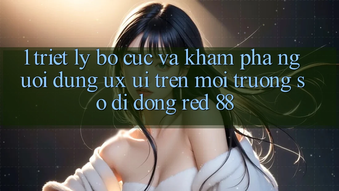 1. Triết Lý Bố cục Và Khám phá Người Dùng (UX/UI) Trên Môi trường số di động red 88
