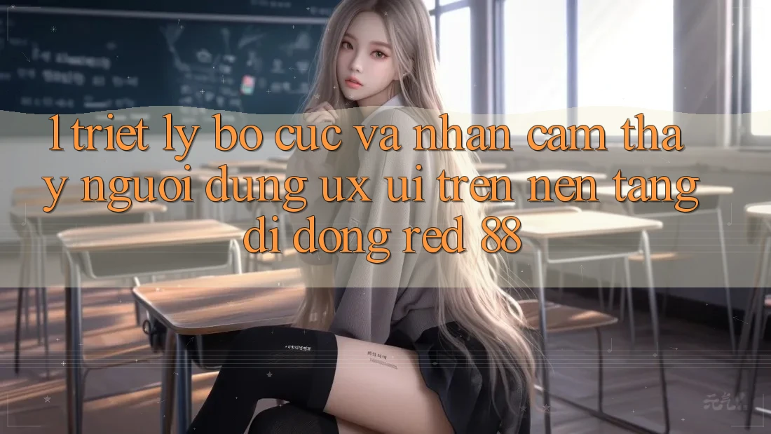 1. Triết Lý Bố cục Và Nhận cảm thấy Người Dùng (UX/UI) Trên Nền tảng di động red 88