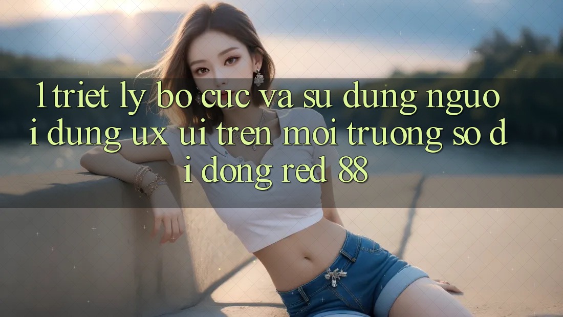 1. Triết Lý Bố cục Và Sử dụng Người Dùng (UX/UI) Trên Môi trường số di động red 88