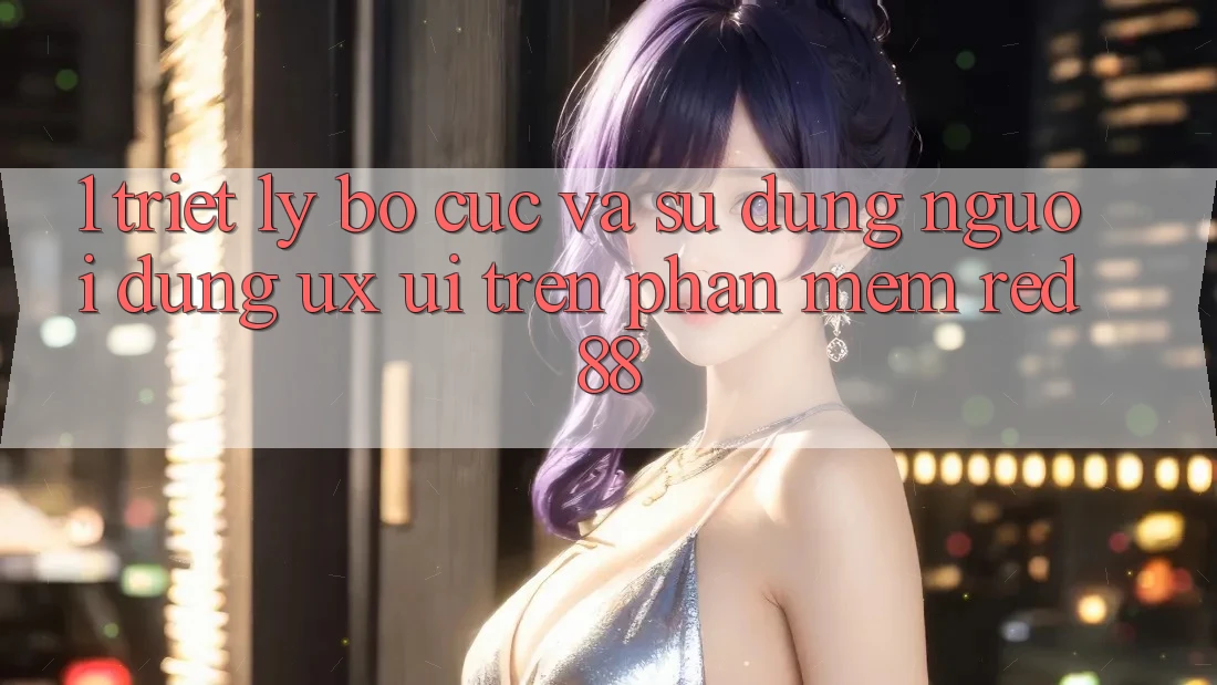 1. Triết Lý Bố cục Và Sử dụng Người Dùng (UX/UI) Trên Phần mềm red 88
