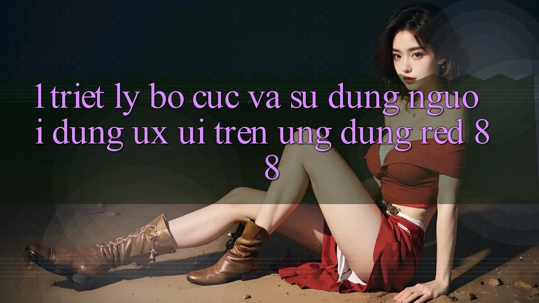 1. Triết Lý Bố cục Và Sử dụng Người Dùng (UX/UI) Trên Ứng dụng red 88