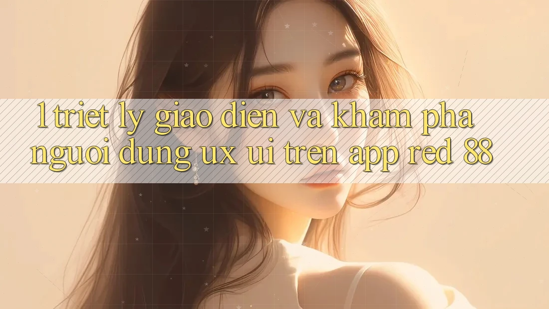 1. Triết Lý Giao diện Và Khám phá Người Dùng (UX/UI) Trên App red 88