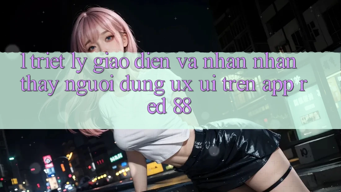 1. Triết Lý Giao diện Và Nhận nhận thấy Người Dùng (UX/UI) Trên App red 88