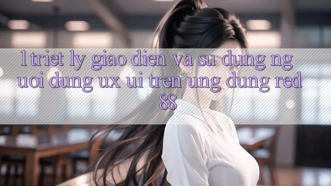 1. Triết Lý Giao diện Và Sử dụng Người Dùng (UX/UI) Trên Ứng dụng red 88