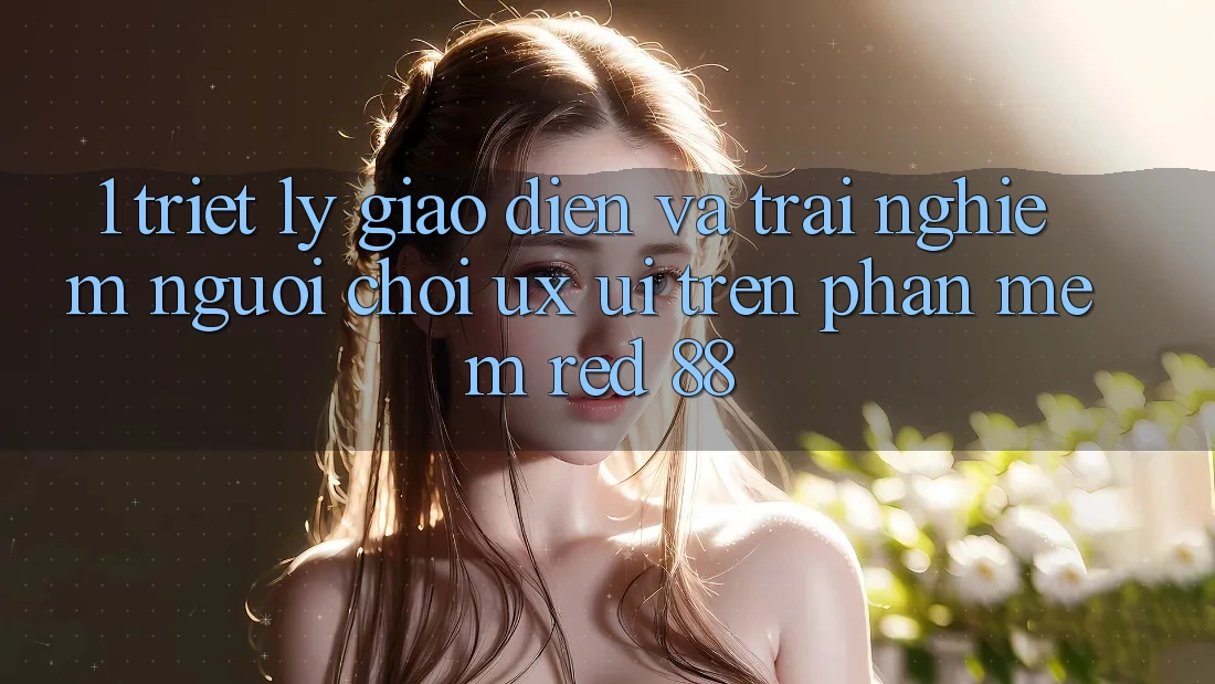 1. Triết Lý Giao diện Và Trải nghiệm Người chơi (UX/UI) Trên Phần mềm red 88