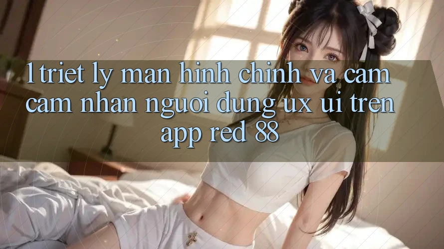1. Triết Lý Màn hình chính Và Cảm cảm nhận Người dùng (UX/UI) Trên App red 88