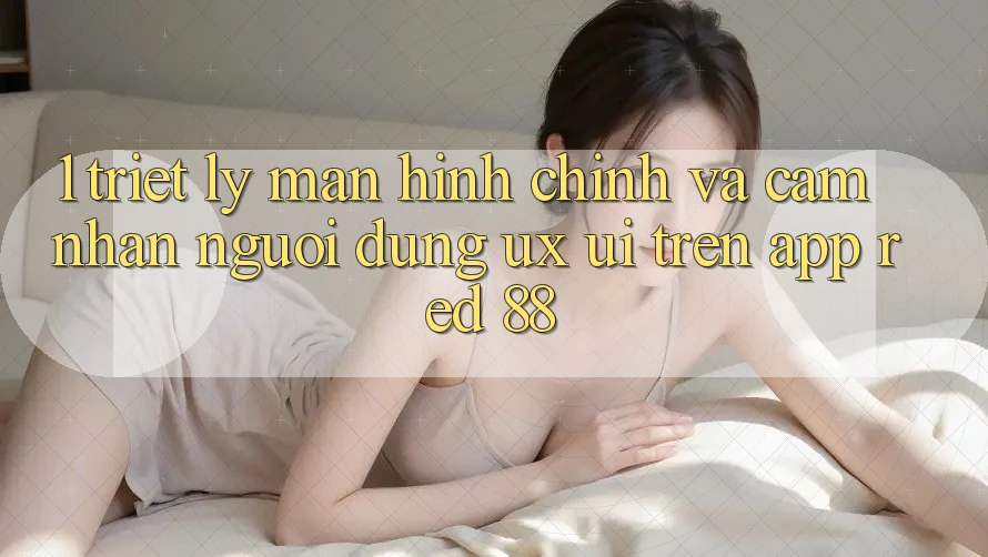 1. Triết Lý Màn hình chính Và Cảm nhận Người Dùng (UX/UI) Trên App red 88