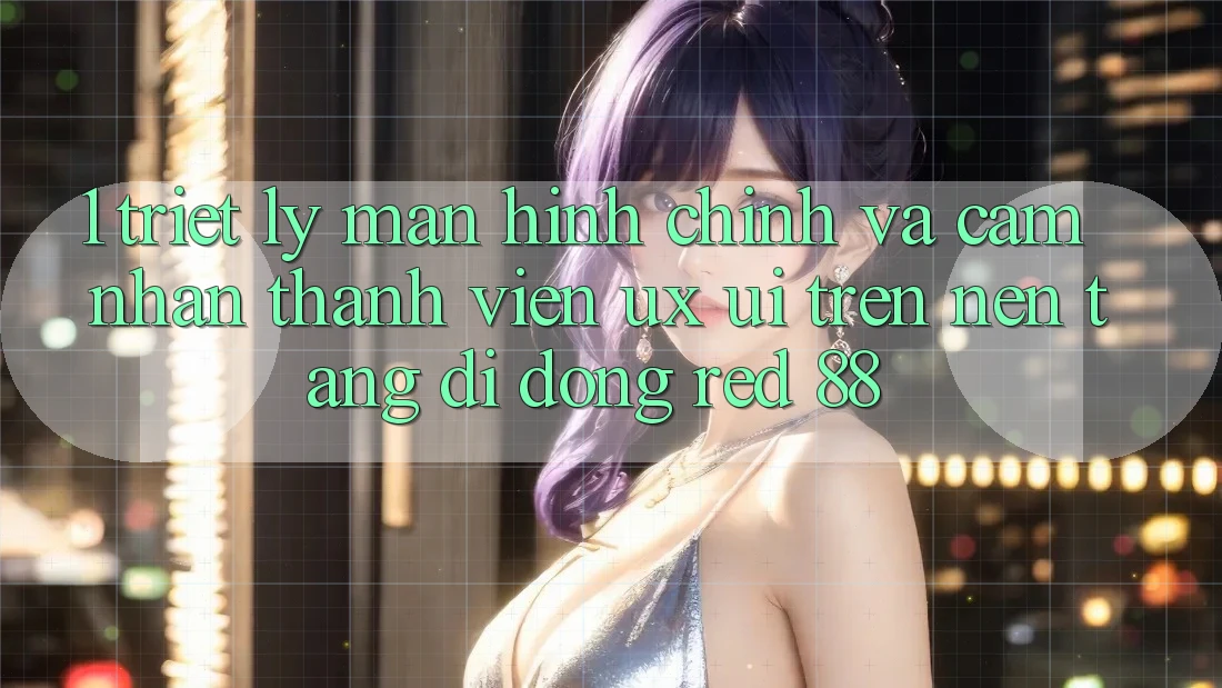 1. Triết Lý Màn hình chính Và Cảm nhận Thành viên (UX/UI) Trên Nền tảng di động red 88
