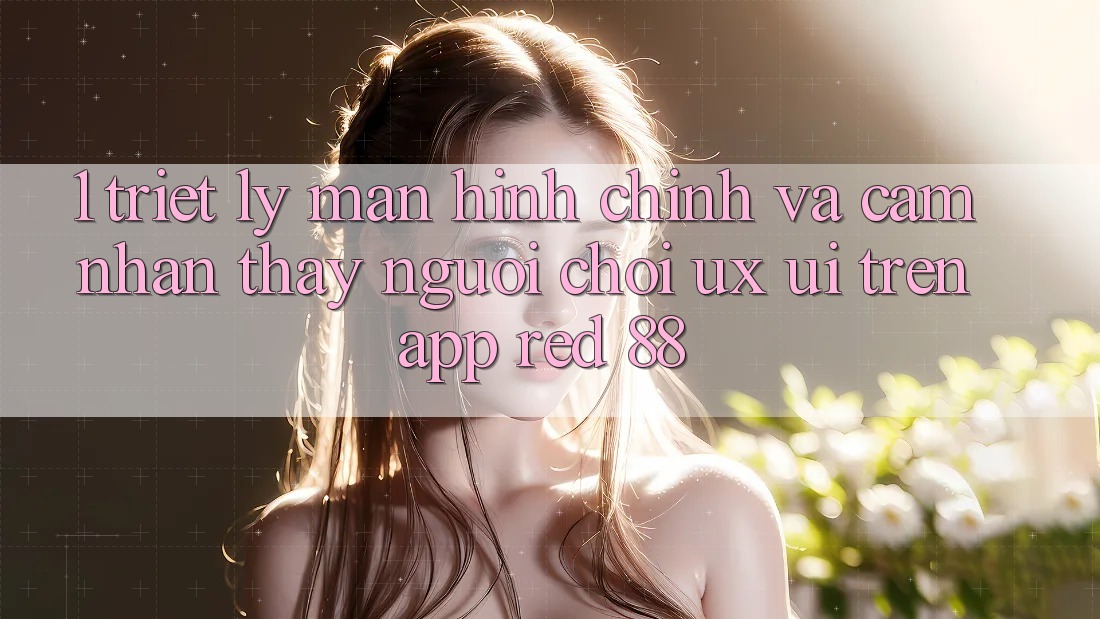1. Triết Lý Màn hình chính Và Cảm nhận thấy Người chơi (UX/UI) Trên App red 88
