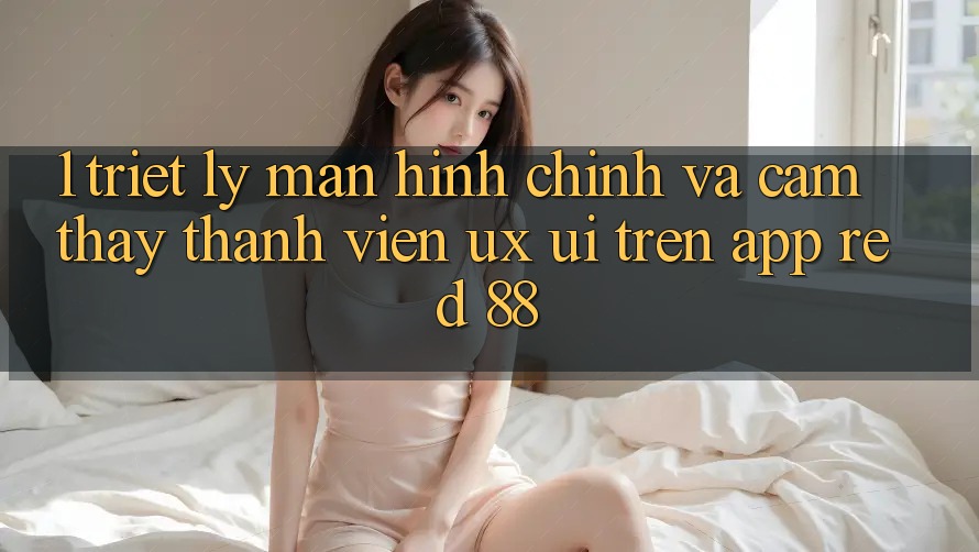 1. Triết Lý Màn hình chính Và Cảm thấy Thành viên (UX/UI) Trên App red 88