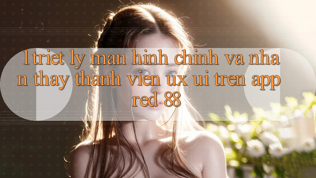 1. Triết Lý Màn hình chính Và Nhận thấy Thành viên (UX/UI) Trên App red 88