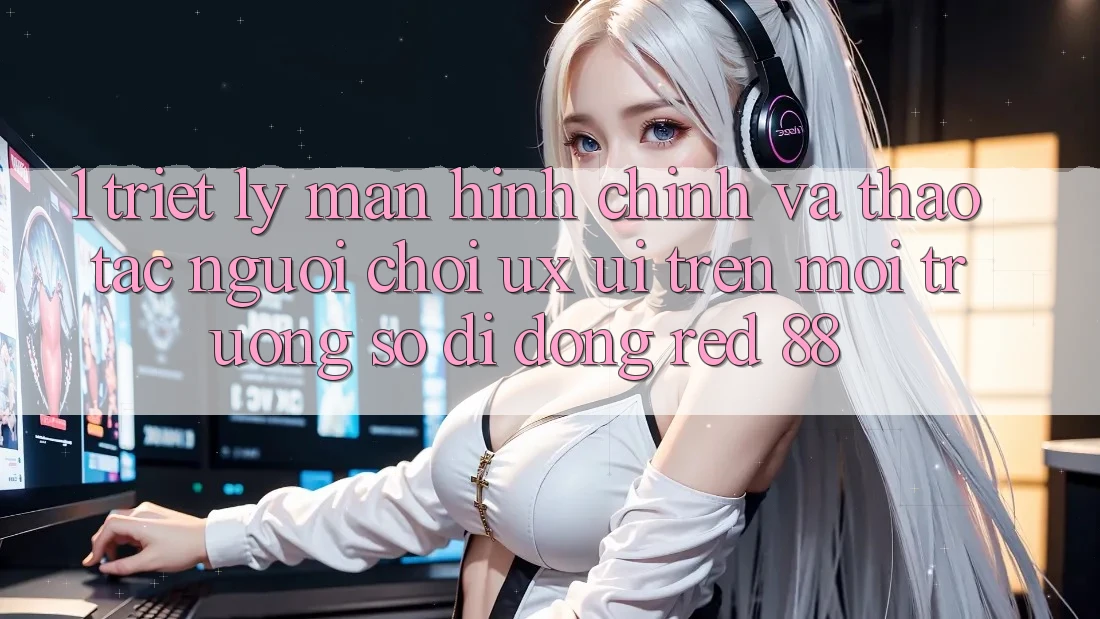 1. Triết Lý Màn hình chính Và Thao tác Người chơi (UX/UI) Trên Môi trường số di động red 88