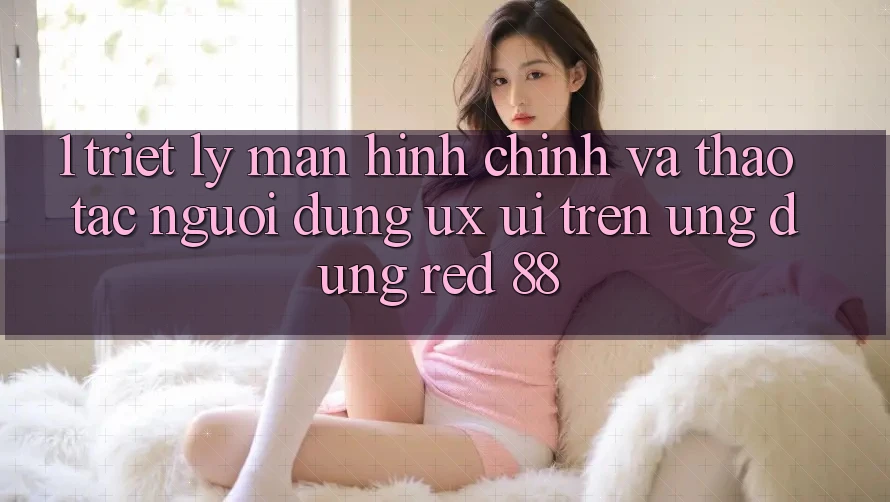 1. Triết Lý Màn hình chính Và Thao tác Người Dùng (UX/UI) Trên Ứng dụng red 88