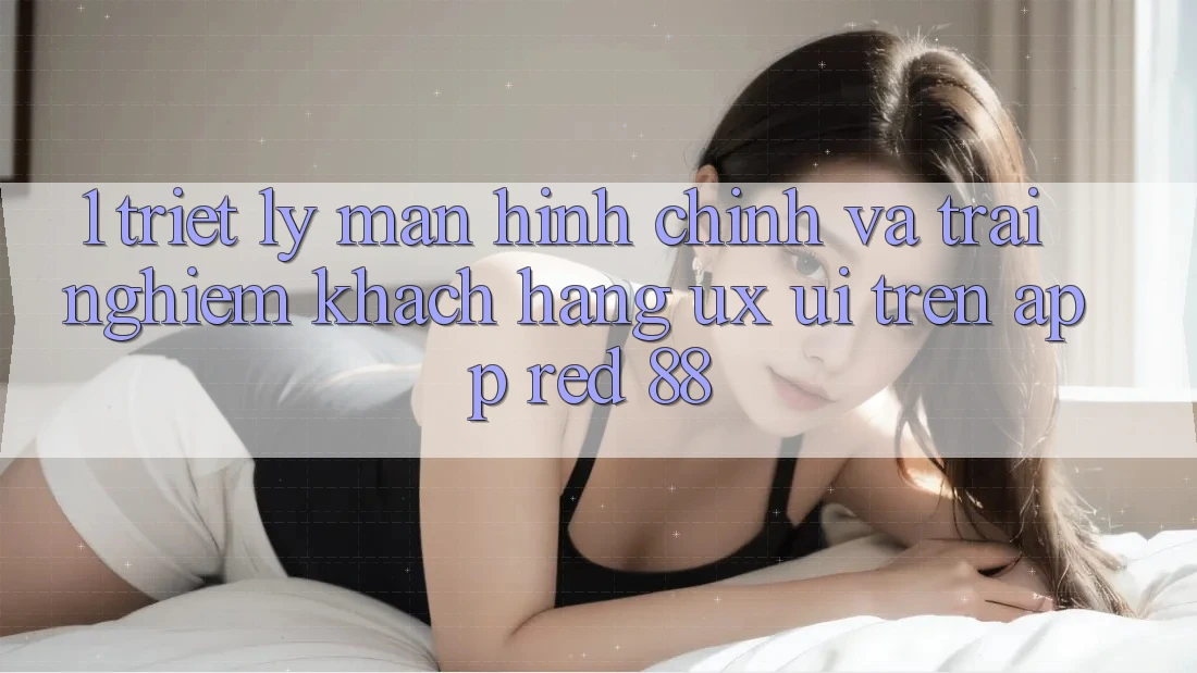 1. Triết Lý Màn hình chính Và Trải Nghiệm Khách hàng (UX/UI) Trên App red 88