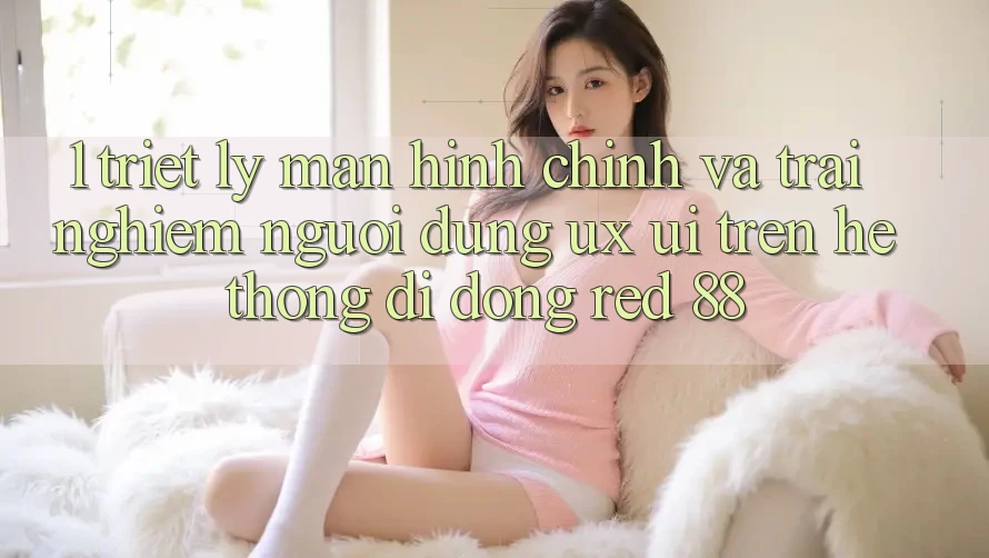 1. Triết Lý Màn hình chính Và Trải nghiệm Người Dùng (UX/UI) Trên Hệ thống di động red 88