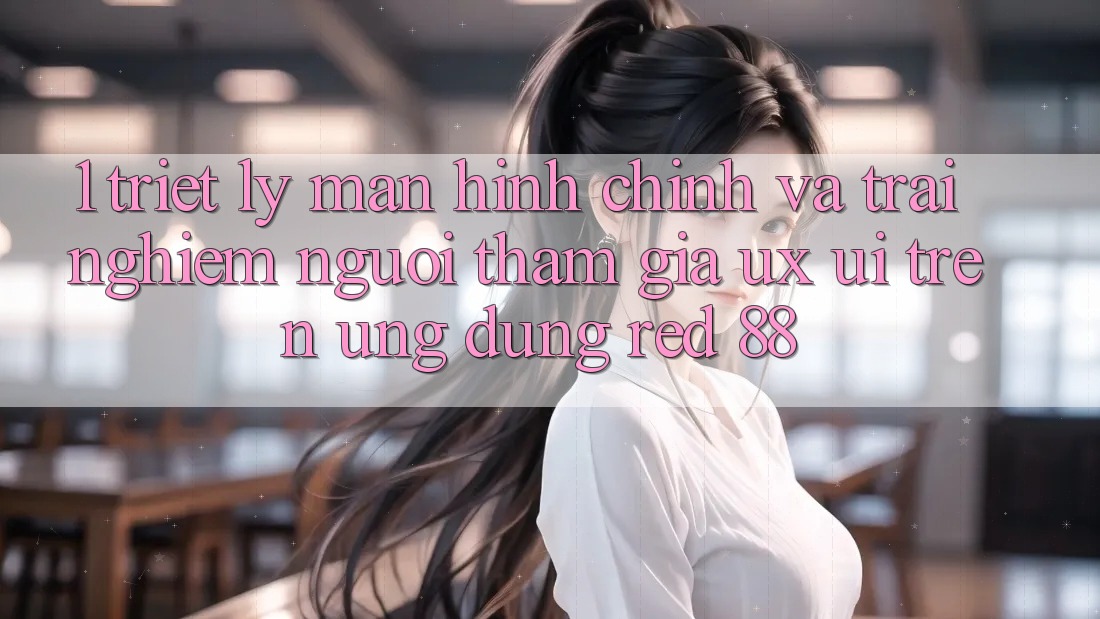 1. Triết Lý Màn hình chính Và Trải Nghiệm Người tham gia (UX/UI) Trên Ứng dụng red 88