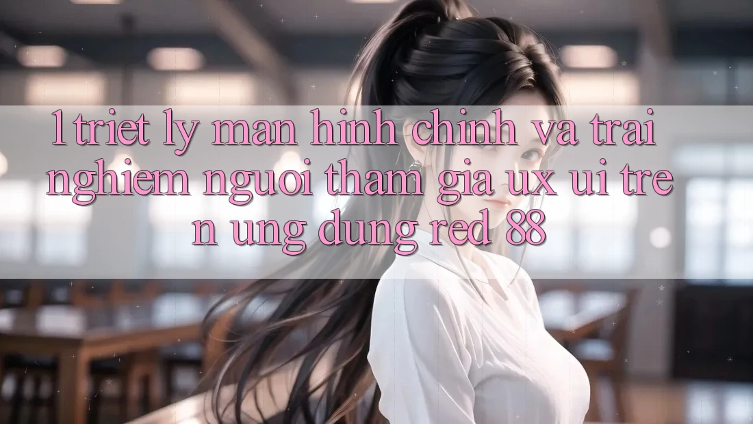 1. Triết Lý Màn hình chính Và Trải Nghiệm Người tham gia (UX/UI) Trên Ứng dụng red 88