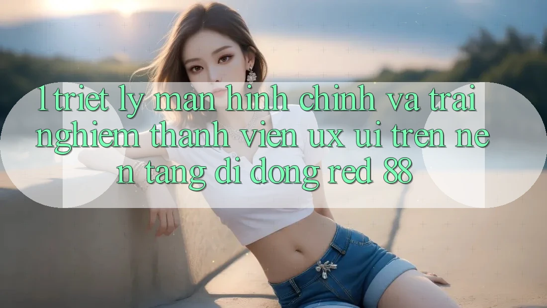 1. Triết Lý Màn hình chính Và Trải nghiệm Thành viên (UX/UI) Trên Nền tảng di động red 88