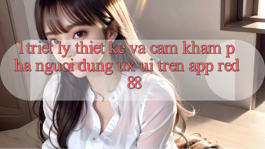 1. Triết Lý Thiết Kế Và Cảm khám phá Người Dùng (UX/UI) Trên App red 88