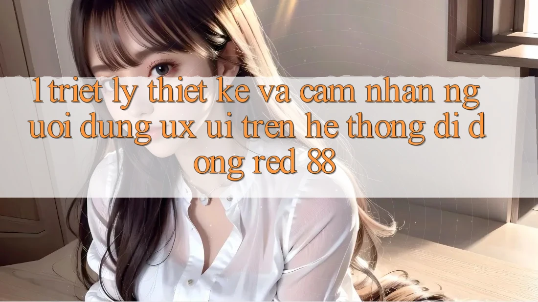 1. Triết Lý Thiết Kế Và Cảm nhận Người Dùng (UX/UI) Trên Hệ thống di động red 88