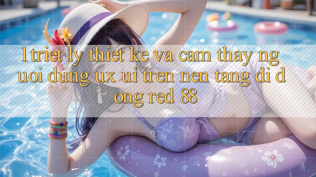 1. Triết Lý Thiết Kế Và Cảm thấy Người Dùng (UX/UI) Trên Nền tảng di động red 88