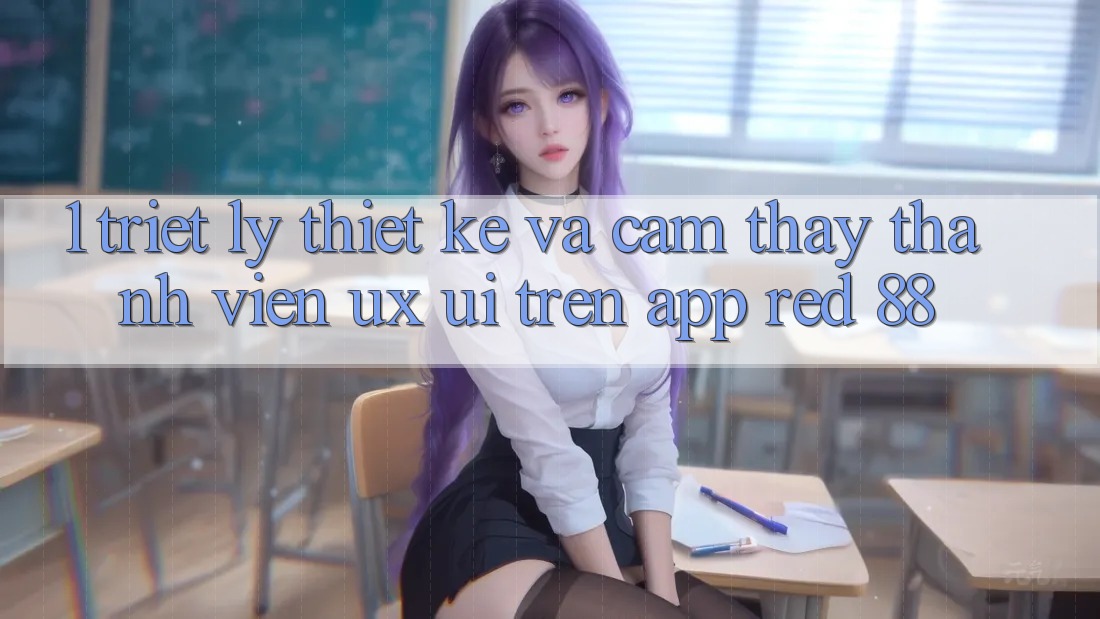 1. Triết Lý Thiết Kế Và Cảm thấy Thành viên (UX/UI) Trên App red 88