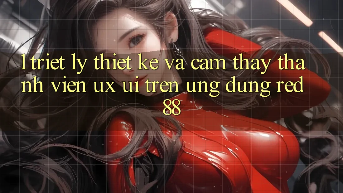 1. Triết Lý Thiết Kế Và Cảm thấy Thành viên (UX/UI) Trên Ứng dụng red 88
