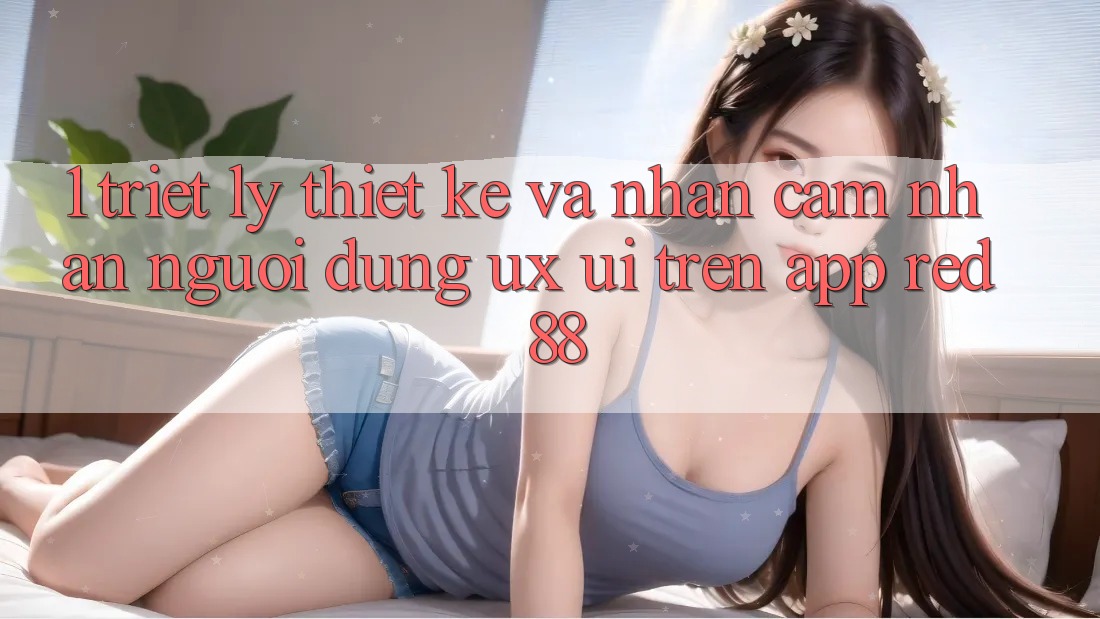 1. Triết Lý Thiết Kế Và Nhận cảm nhận Người Dùng (UX/UI) Trên App red 88