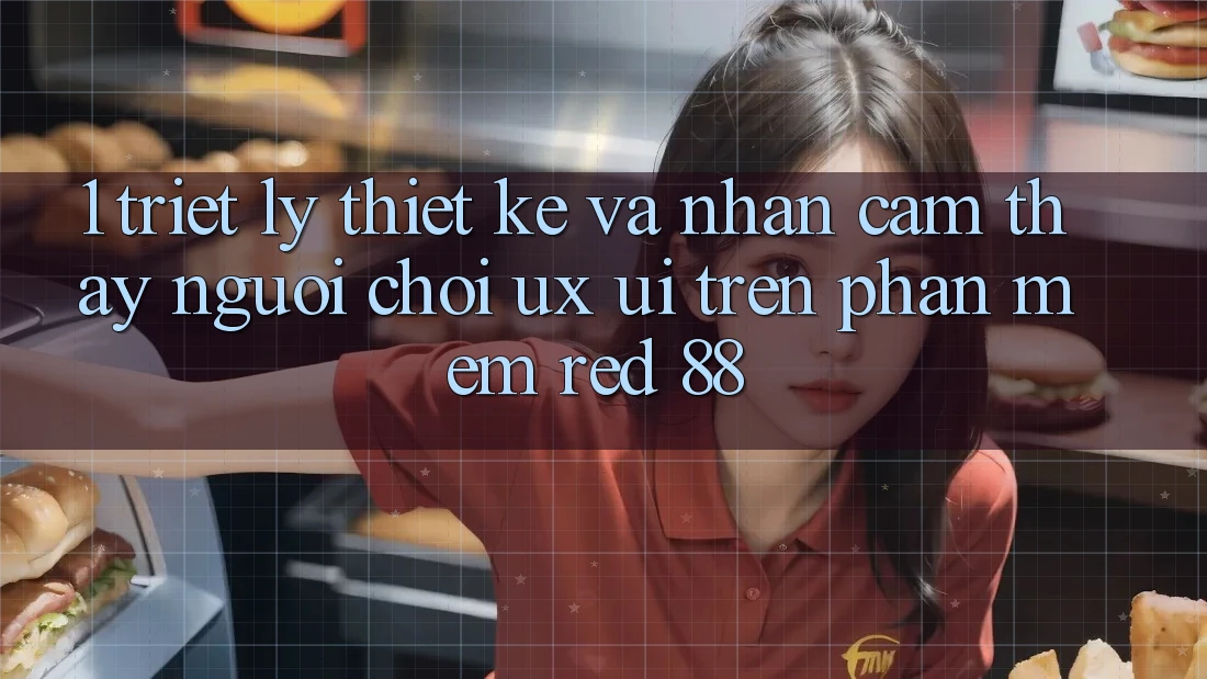 1. Triết Lý Thiết Kế Và Nhận cảm thấy Người chơi (UX/UI) Trên Phần mềm red 88