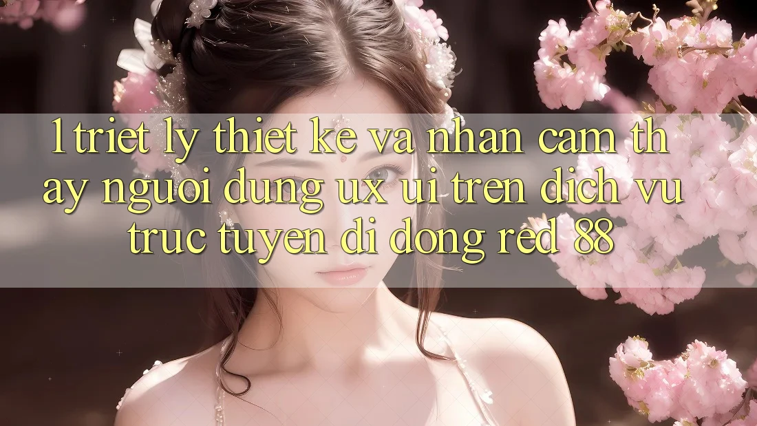 1. Triết Lý Thiết Kế Và Nhận cảm thấy Người Dùng (UX/UI) Trên Dịch vụ trực tuyến di động red 88