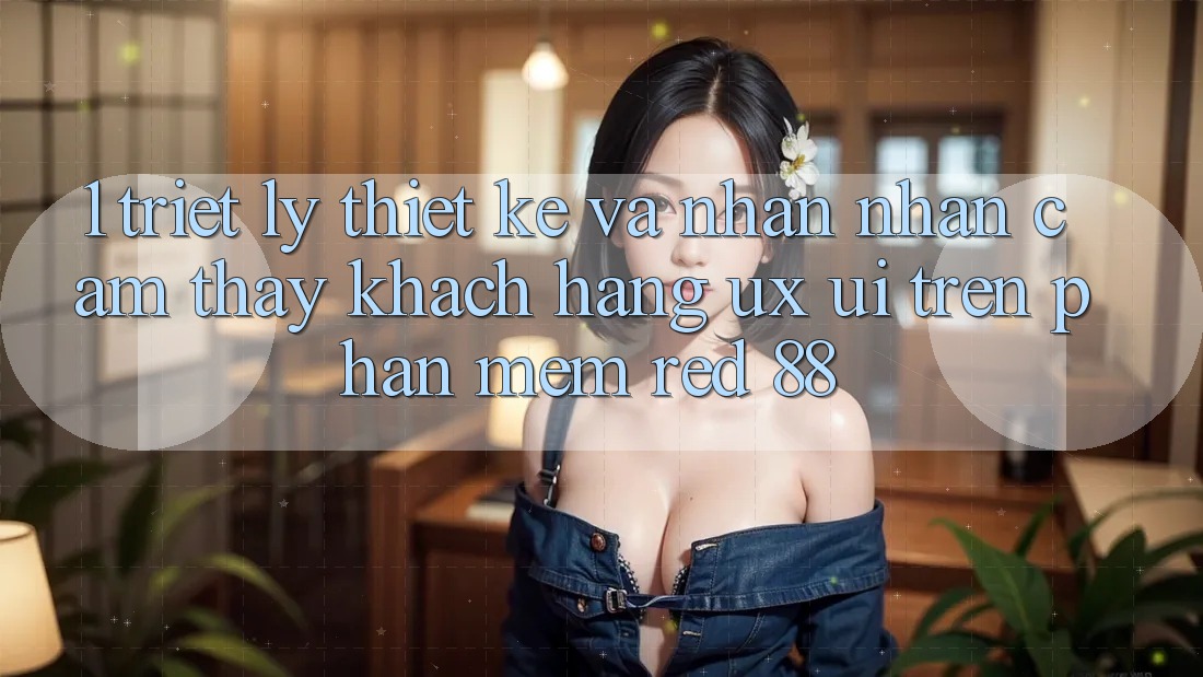 1. Triết Lý Thiết Kế Và Nhận nhận cảm thấy Khách hàng (UX/UI) Trên Phần mềm red 88