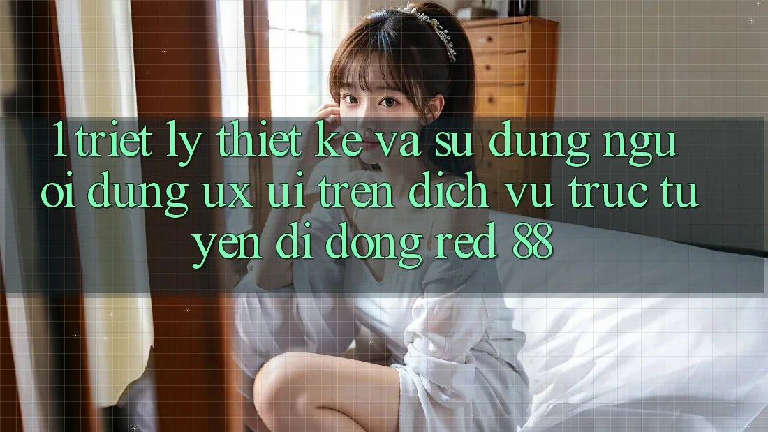1. Triết Lý Thiết Kế Và Sử dụng Người Dùng (UX/UI) Trên Dịch vụ trực tuyến di động red 88