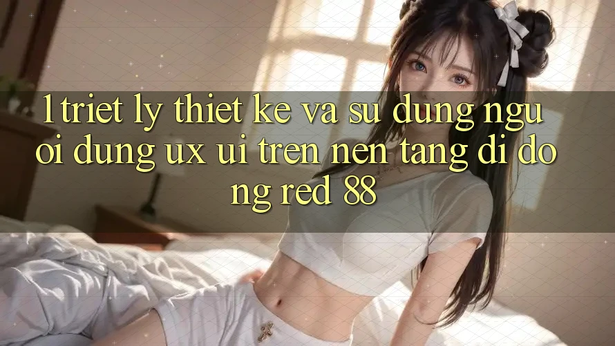 1. Triết Lý Thiết Kế Và Sử dụng Người Dùng (UX/UI) Trên Nền tảng di động red 88