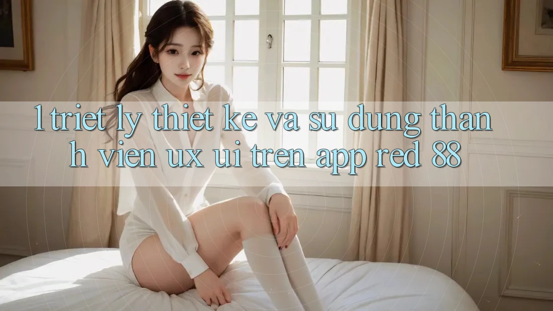 1. Triết Lý Thiết Kế Và Sử dụng Thành viên (UX/UI) Trên App red 88