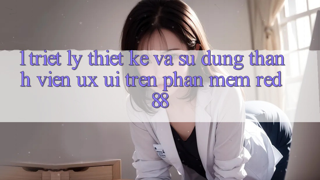 1. Triết Lý Thiết Kế Và Sử dụng Thành viên (UX/UI) Trên Phần mềm red 88