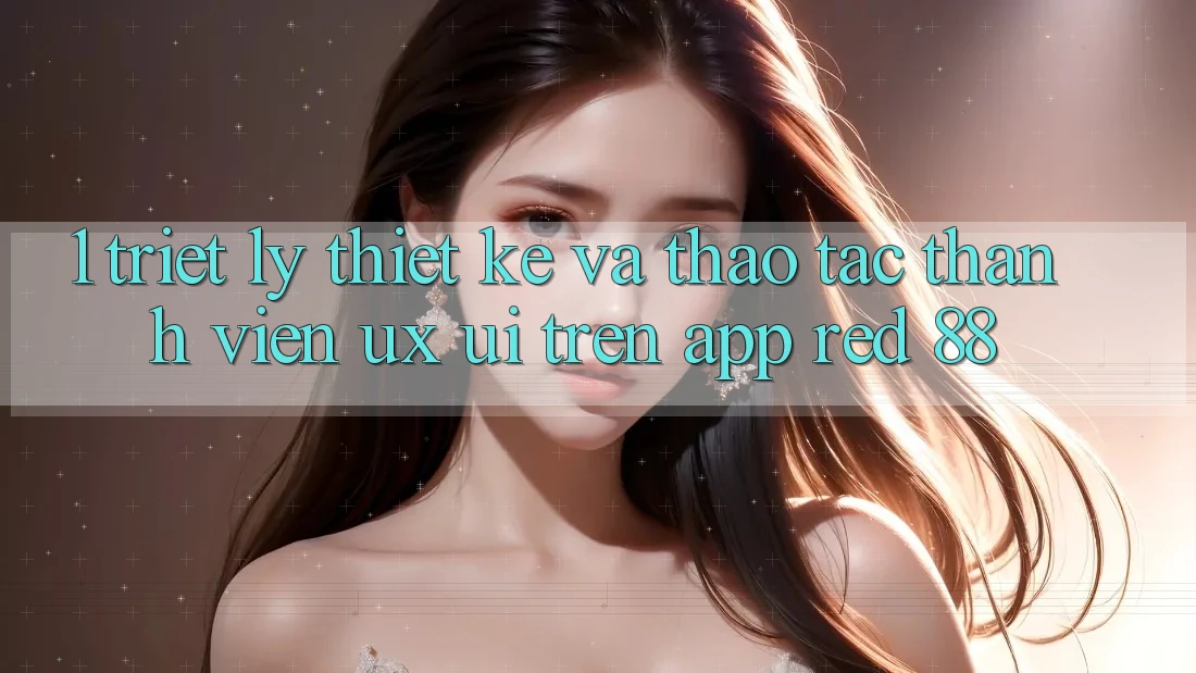 1. Triết Lý Thiết Kế Và Thao tác Thành viên (UX/UI) Trên App red 88