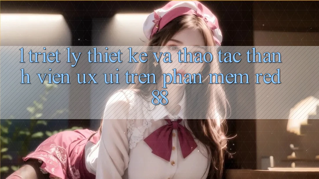1. Triết Lý Thiết Kế Và Thao tác Thành viên (UX/UI) Trên Phần mềm red 88