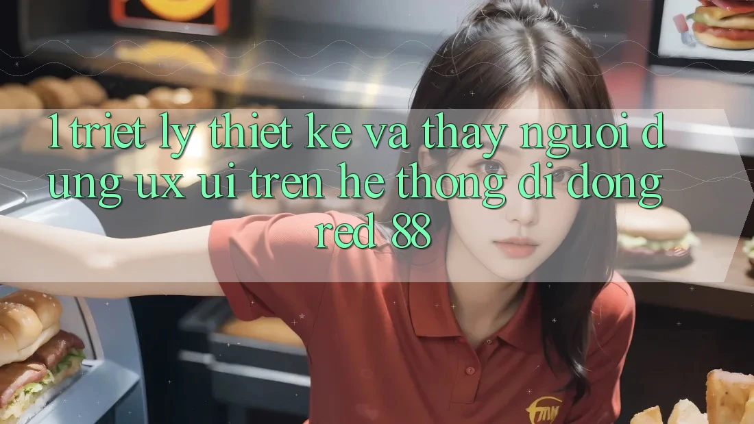 1. Triết Lý Thiết Kế Và Thấy Người Dùng (UX/UI) Trên Hệ thống di động red 88