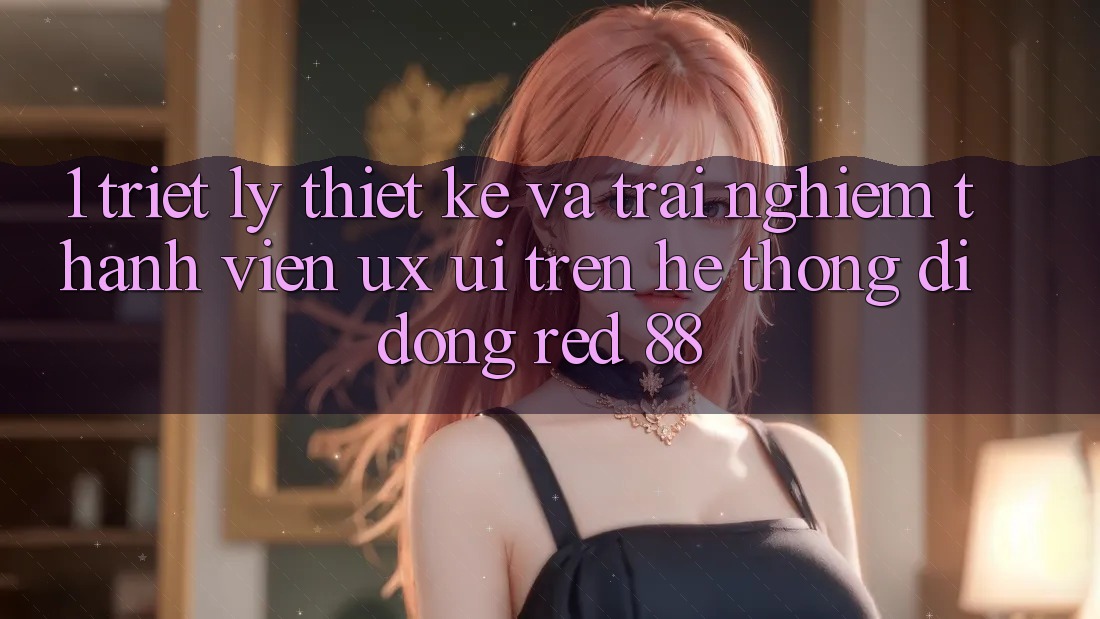1. Triết Lý Thiết Kế Và Trải Nghiệm Thành viên (UX/UI) Trên Hệ thống di động red 88