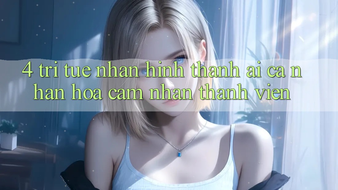 4. Trí Tuệ Nhân Hình thành (AI) Cá Nhân Hóa Cảm nhận Thành viên