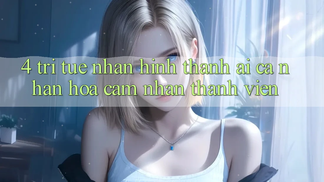 4. Trí Tuệ Nhân Hình thành (AI) Cá Nhân Hóa Cảm nhận Thành viên