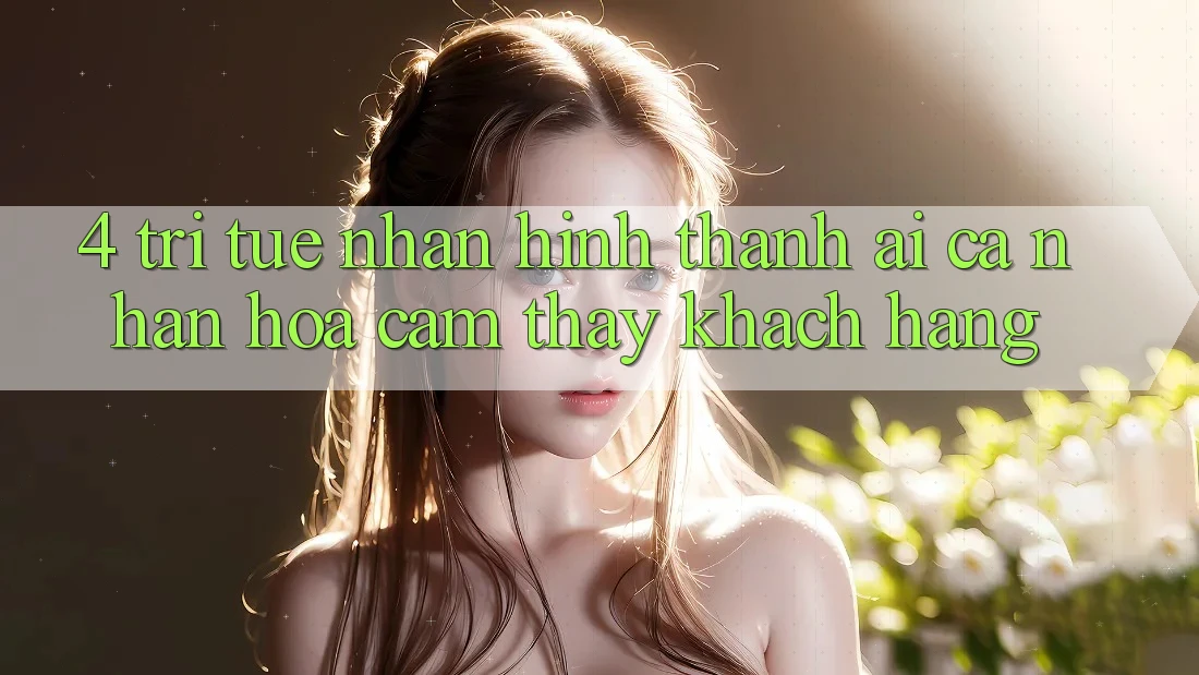 4. Trí Tuệ Nhân Hình thành (AI) Cá Nhân Hóa Cảm thấy Khách Hàng