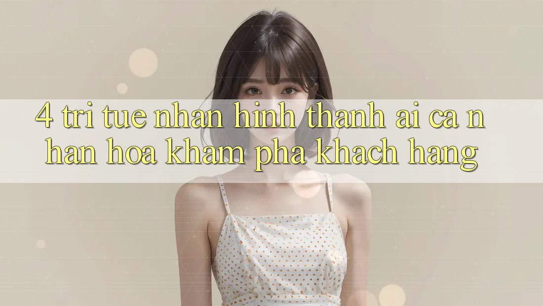 4. Trí Tuệ Nhân Hình thành (AI) Cá Nhân Hóa Khám phá Khách Hàng