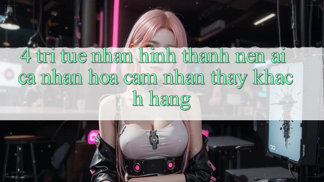 4. Trí Tuệ Nhân Hình thành nên (AI) Cá Nhân Hóa Cảm nhận thấy Khách Hàng