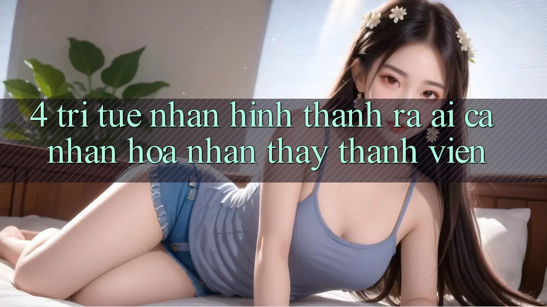 4. Trí Tuệ Nhân Hình thành ra (AI) Cá Nhân Hóa Nhận thấy Thành viên