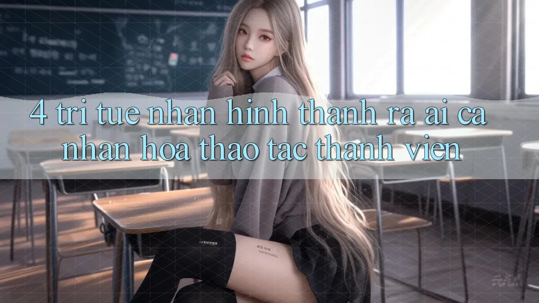 4. Trí Tuệ Nhân Hình thành ra (AI) Cá Nhân Hóa Thao tác Thành viên