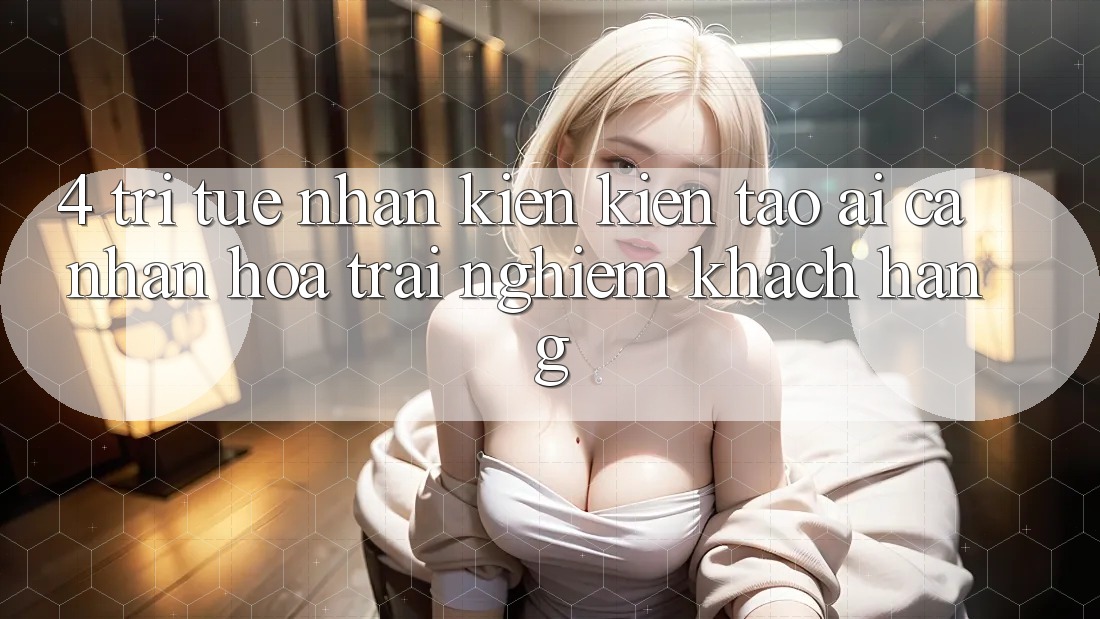 4. Trí Tuệ Nhân Kiến kiến tạo (AI) Cá Nhân Hóa Trải Nghiệm Khách Hàng