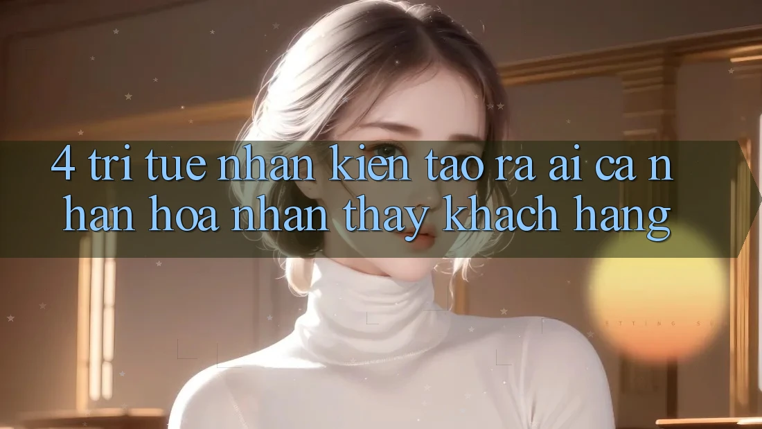 4. Trí Tuệ Nhân Kiến tạo ra (AI) Cá Nhân Hóa Nhận thấy Khách Hàng