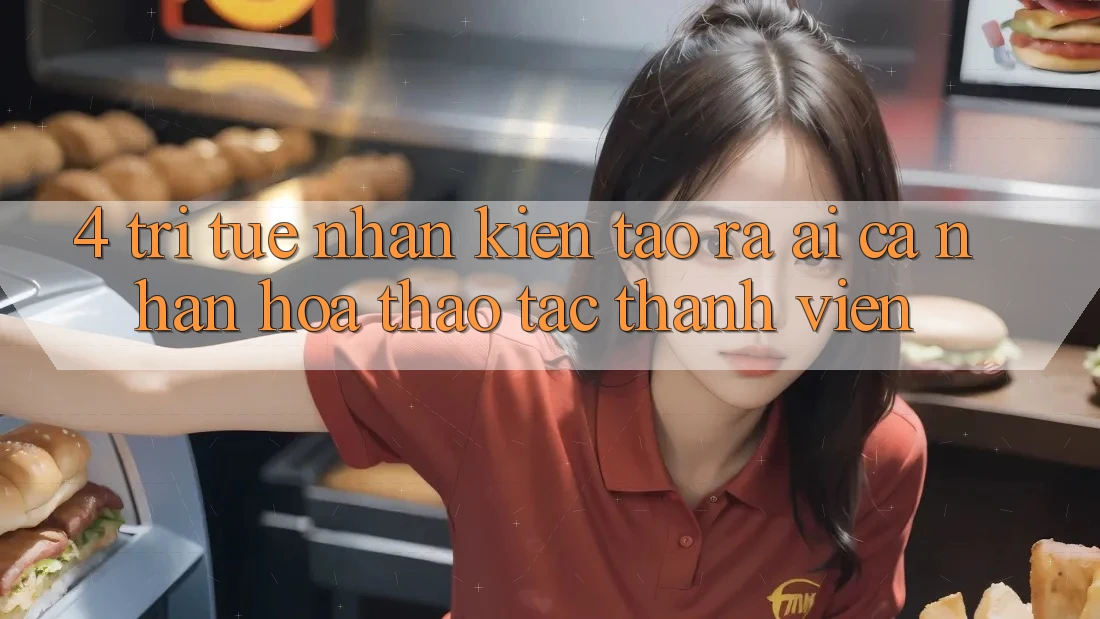4. Trí Tuệ Nhân Kiến tạo ra (AI) Cá Nhân Hóa Thao tác Thành viên